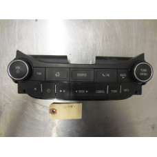 GSO845 Radio Control Panel From 2014 CHEVROLET MALIBU  2.5 23168355